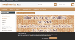 Desktop Screenshot of kezimunkahaz.hu