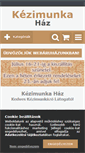 Mobile Screenshot of kezimunkahaz.hu