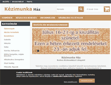 Tablet Screenshot of kezimunkahaz.hu
